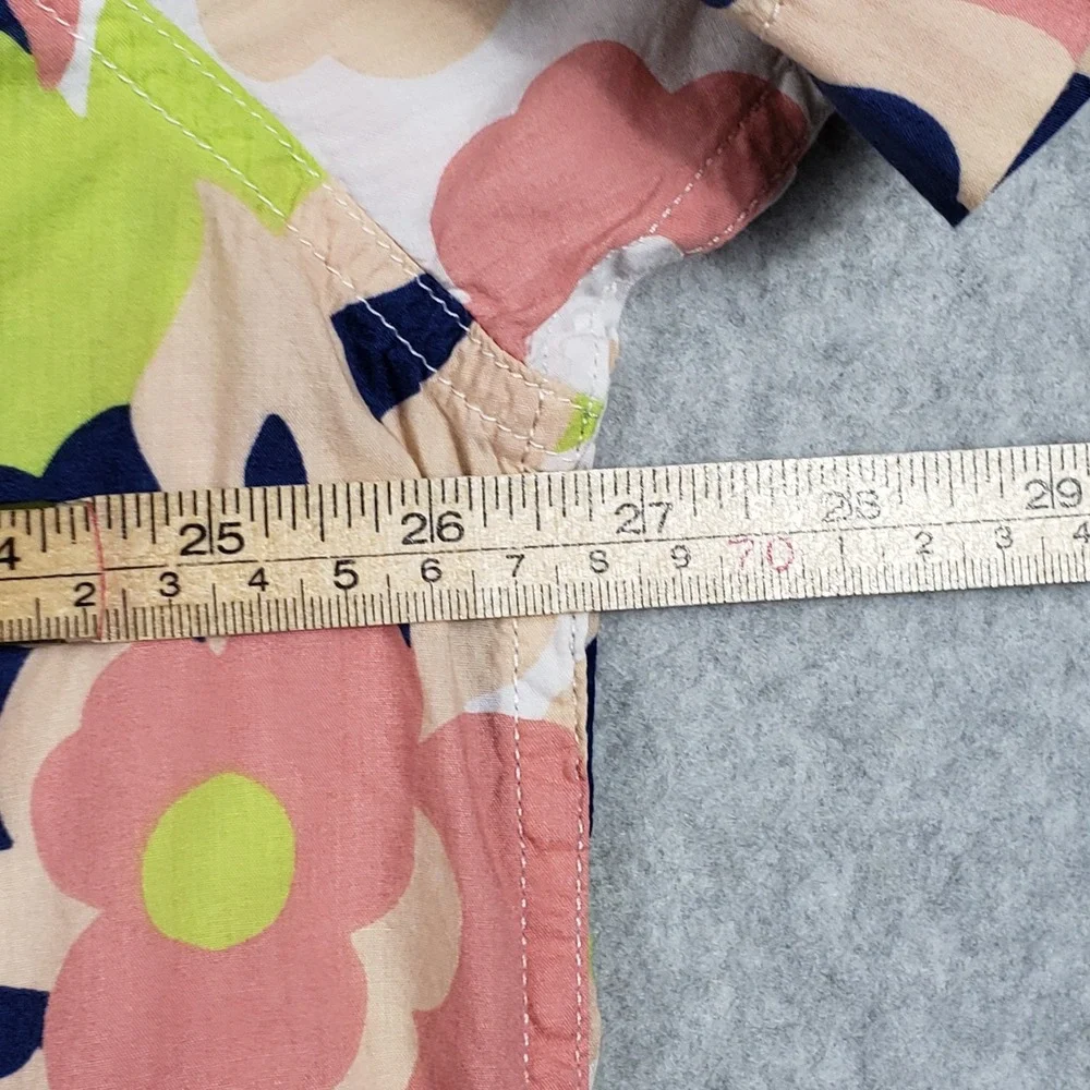 Levi's Shirt XL Pink Green Floral Tropical Viscose Cotton Blend Cabanacore‎ EUC